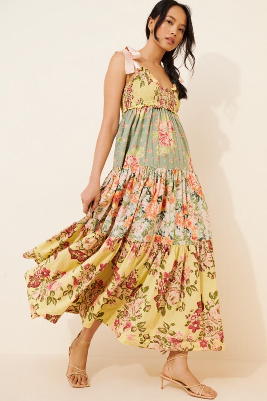 Free People bluebell maxi dress small